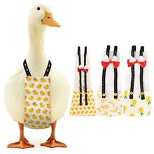 Подгузник для утки, куриный гусиный Регулируемый моющийся подгузник, одежда для костюма птицы 2024 - купить недорого