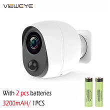 ViewEye 1080P ICSEE External Battery Camera WIFI Outdoor IP Camera Battery Powered Wireless Camera Two Way Audio Surveillance 2024 - buy cheap