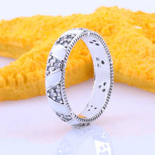 100% 925 Серебряное кольцо Pave креативная Ретро Корона экзотические Мода темперамент, кольцо для женщин, Свадебная вечеринка, модное ювелирное изделие 2024 - купить недорого