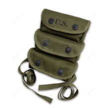 WW2 US ARMY AMMO 3 POCKET POUCH TOOL KIT -Soldier Military War Reenactments 5605101 2024 - buy cheap