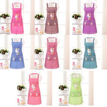 Cooking Apron Cartoon Kitchen Rabbit Sleeveless Double Pocket Household Cleaning Aprons for Adults Women Lady Cloth Protect 2024 - buy cheap