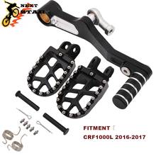 Pedal de marcha para motocicleta, alavanca de mudança de marcha dobrável ajustável para honda crf1000l crf 1000l 1000 l 2016 2017 2024 - compre barato