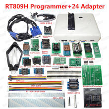 RT809H EMMC-NAND флэш-память USB программист + 24 адаптер TSOP56 SOP44-DIP44 адаптеры с ICSP ISP Кабеля FFC линии IC экстрактор 2024 - купить недорого