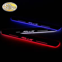 SNCN Waterproof Acrylic Moving LED Welcome Pedal Scuff Plate Pedal Door Sill Pathway Light For Ford Focus 3 4 2012 - 2017 2018 2024 - buy cheap