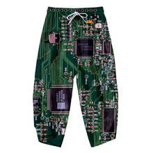 Electronic Chip Harajuku Sweat Pants 3D Joggers Pants Trousers Men/Women Clothing Hip Hop Pantalon Homme Sweatpants 2024 - buy cheap