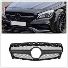 For Mercedes-Benz CLA W117 AMG 2017-2018 Front Grille Grill Black Replacement Car Upper Bumper Hood Mesh Grid Grating Body Kit 2024 - buy cheap