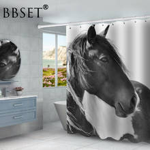 Abstrato animal cortina de chuveiro listras coloridas padrão decoração cortina do banheiro cortinas de chuveiro à prova dwaterproof água 2024 - compre barato