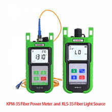 KomShine KPM-35-A-P Optic fiber power meter FTTH fiber cable tester and Singlemode Fiber Optical Light Source KLS-35-S 2024 - buy cheap