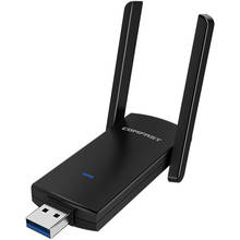 Adaptador sem fio wi-fi lan ac1200 wlan, dongle 802.11ac, banda dupla 1300mbps usb 3.0 rtl8812bu placa de rede para laptop e desktop 2024 - compre barato