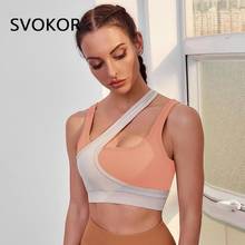 SVOKOR Shockproof Cross Straps Sports Bras Women Fitness Crop Tops Brassiere Push Up Workout Underwear Female Sexy Comfort 2024 - buy cheap