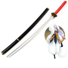 [Divertido] 100cm Cosplay Anime Inuyasha Sesshoumaru Tenseiga arma espada de madera modelo fiesta de disfraces Anime show Japón espada samurái 2024 - compra barato
