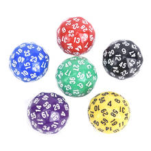 1 piezas 60 cara dados juego poliédrico D60 Multi de acrílico dados regalo para TRPG juego amantes 2024 - compra barato