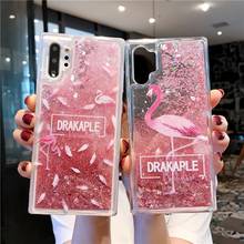 For huawei p40 pro case cute Flamingo Dynamic sand shell for huawi mate 30 20 lite 20x p30 p20 honor 20 10 9x 8x max cover coque 2022 - купить недорого