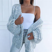 Autumn Winter long Sleeve Knitwear Cardigan Women smooth Knitted Sweater design Cardigan Female Jumper Coat pink 2024 - buy cheap