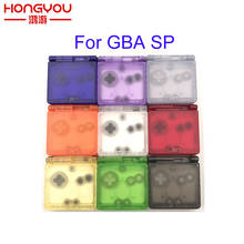 Funda de carcasa para consola GameBoy Advance SP GBA SP, Color transparente, blanco, negro, azul y morado, 10 Uds. 2024 - compra barato