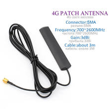 WIFI Antenna 3G 4G LTE Patch Antenna 700-2600MHz 3dbi with SMA Connector 3M extension cable for modem router 2024 - buy cheap