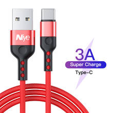 Зарядный кабель Type-C USB C кабель зарядное устройство для телефона Samsung LG Redmi Huawei Mi Mix3 Type C кабель Android Быстрая Зарядка Кабели 2024 - купить недорого