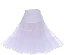 Vintage feminino rockabilly petticoat saia tutu 1950s underskirt 2023 2024 - compre barato