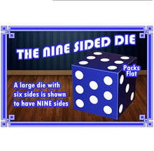 The Nine Sided Dice Magic Tricks Stage Close Up Props Gimmick Illusion Comedy Large Die have Nine Sides Magic 2024 - buy cheap