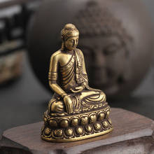 Greco-amuleto de bolsillo budista del sudeste asiático, amuleto de Buda Sakyamuni omnipotente, de latón, de viaje 2024 - compra barato