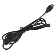 Fuente de alimentación Micro USB, Cable de carga, interruptores de encendido/apagado para Raspberry Pi 2024 - compra barato