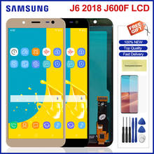 Pantalla Lcd J600 para Samsung Galaxy J6 J600, piezas de digitalizador con pantalla táctil, para Samsung Galaxy J6 J600, J600G J600F J600FN 2024 - compra barato