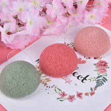 Exfoliator Cleanse Konjac Sponge Konjac Konnyaku Puff Face Wash Cleaning Sponge Esponja Maquiagem Makeup Natural  Konjac Sponge 2024 - buy cheap