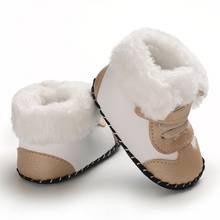 Baywell-Botas antideslizantes cálidas para bebé, niño y niña, zapatillas informales, suela suave, primeros pasos, Invierno 2024 - compra barato
