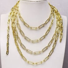 3 meters Zirconia Jewelry metal chain for necklace making  High quality jewelry chain Handmade jewelry 2024 - buy cheap