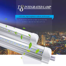 1FT T8 LED Tube Clear / Milky Cover 2835 SMD AC85V-265V 10W T8 Integrated LED Tube Bar 1000 Lumens Cold White / Warm White Light 2024 - buy cheap