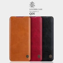 For Xiaomi Mi 11 Case Nillkin Qin Luxury Leather Book Wallet Protective Case for Xiaomi 11 Good Quality Leather 2024 - buy cheap