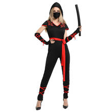 Fantasia ninja guerreiro capitais mulheres adultos fantasia dia das bruxas carnaval carnaval carnaval carnaval vestido de festa 2024 - compre barato