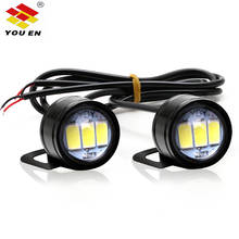 YOUEN DC 12V 5W Eagle Eyes LED 20mm Reverse Backup Light drl Daytime Running Light Signal Bulb Fog Lamp for Motorcycle Car 2024 - buy cheap