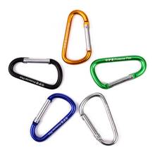 Carabiner Caribeaner Clip,3\" Large Aluminum D Ring Shape Carabeaner With Keyring Keychain Hook Hot Sale 2024 - buy cheap