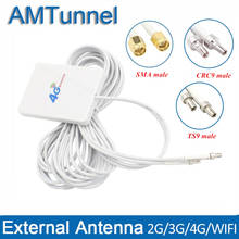 Antena 4g lte wifi, antena macho crc9 sma para huawei 3g 4g lte roteador aéreo do modem zte 2024 - compre barato