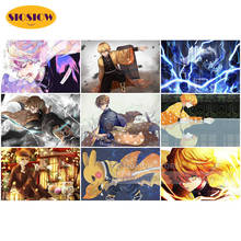 Diy Diamond Painting Zenitsu Fanart Demon Slayer Kimetsu No Yaiba Cross Stitch Picture Daimond Embroidery Full Square Decor Wall 2024 - buy cheap