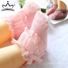 Summer Autumn Baby Socks Lace Flower Bows Newborn Baby Girl Socks Sweet Princess Girls Cotton Socks 2024 - buy cheap