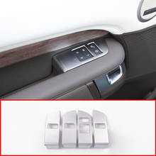 Juego de cerradura de puerta de seguridad para coche, accesorio Interior de ABS cromado para cubierta de Panel de interruptores, embellecedor para Land Rover Discovery 5 2017-2019, 4 unidades 2024 - compra barato