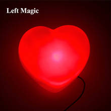 Luz de corazón (Color rojo), trucos de magia, iluminación de primer plano, accesorios de fiesta, trucos de magia, G8116 2024 - compra barato