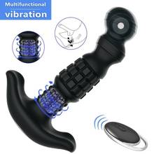 360 Degree Rotating Dildo Anal Vibrator Male Prostate Massage Wireless Vibrator Rotation Anal Plug Dilator Big Butt Plug Sex Toy 2024 - buy cheap