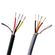 Cable blindado 2547, Cable de señal de Control de 4 núcleos con cobre estañado, 10m (28,26,24AWG) 2024 - compra barato