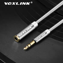 VOXLINK Audio cable 3.5mm jack for iphone Samsung 3.5mm male to Female Car Auxiliary Audio Stereo Cable MP3/MP4 Speaker aux cord 2024 - купить недорого