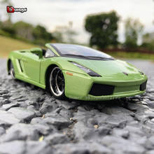 Bburago-base de exhibición Lamborghini Gallardo de aleación de metal, modelo de plexiglás a prueba de polvo, Serie de embalaje, colección de juguetes de regalo, 1:32 2024 - compra barato