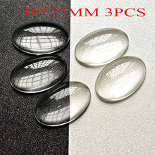 FLTMRH-cabujones de cristal transparente, cabujones de cristal transparente con forma de corazón ovalado, parte trasera plana, para bricolaje, Jewe, 13x18mm, 18x25mm, 30x40mm 2024 - compra barato