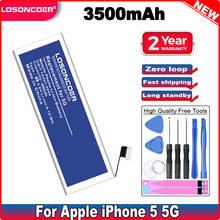 3500mAh Battery For Apple iPhone 5 Battery Mobile Phone Batteries Free tools 2024 - buy cheap