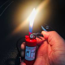 Torch Fire Extinguisher Flashlight Lighter Metal Free Fire Butane Gas Pipe Lighter Creative Inflated Cigar Cigarette Lighter 2024 - buy cheap