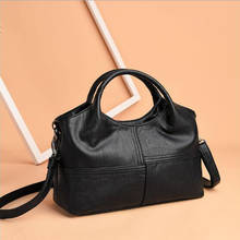 Bolsa de mão feminina luxuosa de couro sintético, bolsa de mão designer 2024 - compre barato