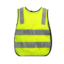 Детский жилет для безопасности на дорогах желтый жилет для видимости детские куртки 2024 - купить недорого