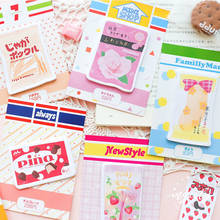 30 pages Snack Shop Memo Pads Plan Message Writing Sticky Notes Marker School Office Supply Stationery 2024 - buy cheap