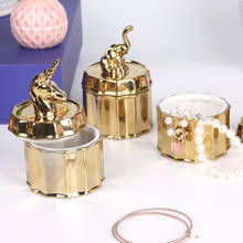 Ceramic Animal Storage Jar Unicorn Jewelry Bottles Wedding Ring Earrings Necklace Storage Trinket Box Organizer Home Decoration 2024 - buy cheap